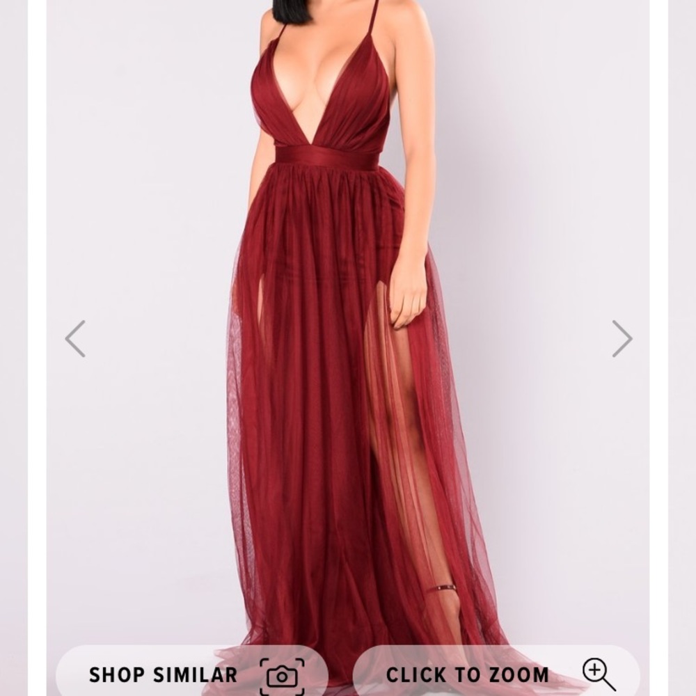 Maxi tulle dress